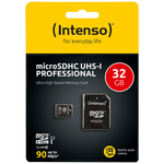 (Intenso) Micro SDHC/SDXC kartica 32GB Class 10, UHS-I +adapter, Pro - MicroSD 32GB Class10 UHS-I Pro