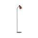 VIOKEF 4216100 | Dexter Viokef podna svjetiljka 168cm s prekidačem 1x E27 crno, bakar