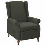 282207 Recliner Dark Grey Fabric