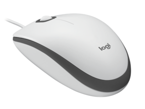 Logitech M100 mouse White