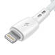USB to Lightning cable Vipfan Racing X05, 3A, 1m (white)