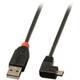 LINDY USB kabel USB 2.0 USB-A utikač, USB-Micro-B utikač 0.50 m crna 31975
