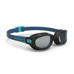 Naočale za plivanje soft 100 veličina l sa zatamnjenim staklima crno-plave