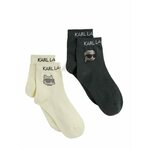 Karl Lagerfeld Čarape crna / bijela