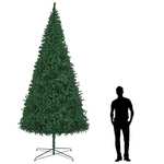 vidaXL Umjetno božićno drvce 400 cm zeleno