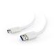 Gembird USB 3.0 AM to Type-C cable (AM/CM), 3m, white GEM-CCP-USB3-AMCMW10