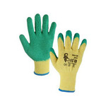 Obložene rukavice ROXY, žuto-zelene, veličina 10