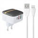 LDNIO A3513Q Wall Charger 2xUSB-A, USB-C 32W + Lightning cable