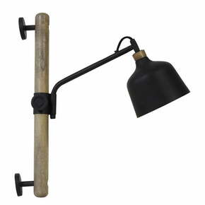 Crna zidna lampa (duljina 40 cm) Banu - Light &amp; Living