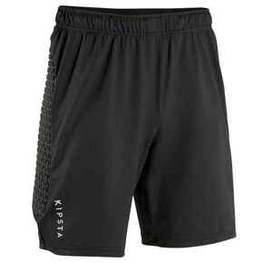 Kratke hlače za nogometnog vratara f500 za odrasle crne