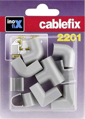 Cablefix 127222 kabelska kanalica element za spajanje 10 St. siva