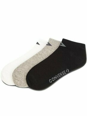 Set od 3 para unisex visokih čarapa Converse E747A-3020 Bijela