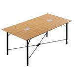 VEVOR Konferencijski stol 180x90x75 cm smeđi