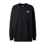 UNDER ARMOUR Sportska sweater majica 'Essential' crna / bijela