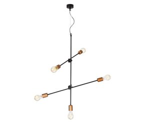 NOWODVORSKI 6270 | Sticks Nowodvorski visilice svjetiljka elementi koji se mogu okretati 5x E27 crno