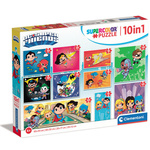 DC Super Friends 10 u 1 puzzle set - Clementoni