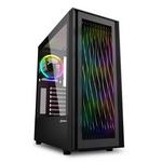 Sharkoon RGB Wave kućište, crno, desktop/midi, ATX, mATX