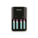 Philips SCB1450NB/12 - Polnilnik baterij MULTILIFE 4xAAA 800 mAh 230V