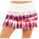 Ženska teniska suknja Lucky in Love Novelty Sunburst Pleated Scallop Skirt - multicolor