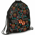 Ars Una: Geek kockasta torba za teretanu, sportska torba 32x42cm