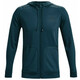 Muška sportski pulover Under Armour Rush Warm-Up Full-Zip Hoodie - blue note/black