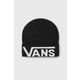 Kapa Vans boja: crna - crna. Kapa iz kolekcije Vans. Model izrađen od pletenine s uzorkom.