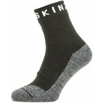 Sealskinz Waterproof Warm Weather Soft Touch Ankle Length Sock Black/Grey Marl/White S Biciklistički čarape
