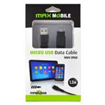MM DATA kabel micro USB FLAT crni 1.2m