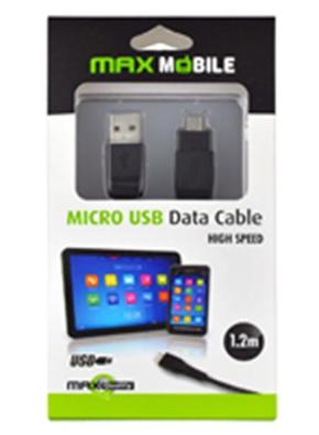 MM DATA kabel micro USB FLAT crni 1.2m