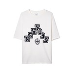 Bershka Majica crna / bijela 24016246