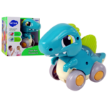 Dinosaur on Wheels Blue Figure