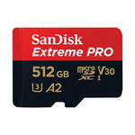 Memorijska kartica SANDISK EXTREME PRO microSDXC 512GB 200/140 MB/s UHS-I U3 (SDSQXCD-512G-GN6MA)