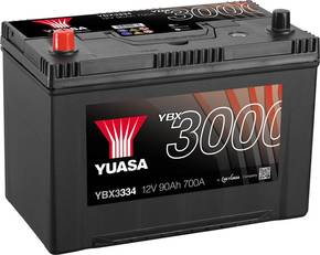 Yuasa SMF YBX3334 auto baterija 90 Ah T1 Smještaj baterije 1