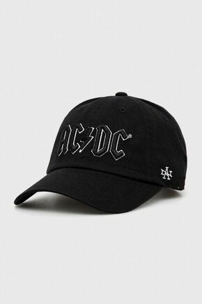 Pamučna kapa sa šiltom American Needle ACDC boja: crna