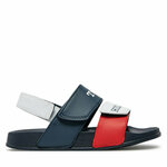 Sandale Tommy Hilfiger Velcro T1B2-33454-1172 S White/Blue/Red Y003