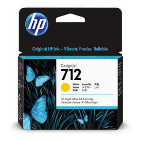HP 712 29-ml Yellow DesignJet Ink Cartridge