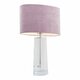 ARGON 3841 | Prato-AR Argon stolna svjetiljka 50cm sa prekidačem na kablu 1x E27 krom, prozirno, ružičasto