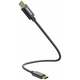Hama USB kabel za punjenje USB 2.0 USB-C® utikač, USB-C® utikač 0.2 m crna 00201604