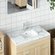vidaXL Kupaonski umivaonik bijeli 39x30x18,5 cm pravokutni keramički