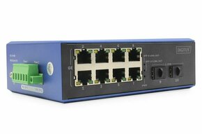 Switch Digitus Gigabit Ethernet PoE Industrial 8+2