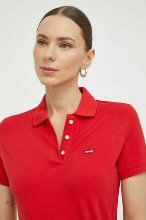 LEVI'S ® Majica crvena / tamno crvena / bijela