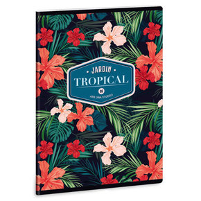 Ars Una: Tropical Wildblume bilježnica na linije A/5