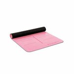 PINOFIT® Podloga za vježbanje joge s navigacijskim markerima, roza, 180 x 66 x 0,4 cm