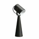 KANLUX 36261 | Larata Kanlux stolna svjetiljka okrugli 43cm sa prekidačem na kablu elementi koji se mogu okretati 1x E27 crno