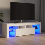 vidaXL TV ormarić s LED svjetlima bijeli 140 x 35 x 40 cm