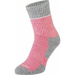 Sealskinz Thurton Solo QuickDry Mid Length Sock Pink/Light Grey Marl/Cream L Biciklistički čarape