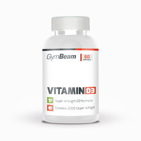Vitamin D3 2000 IU - GymBeam 120 kaps