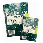 Spiralna bilježnica Pukka Pad Recycled, A4 sa crtama