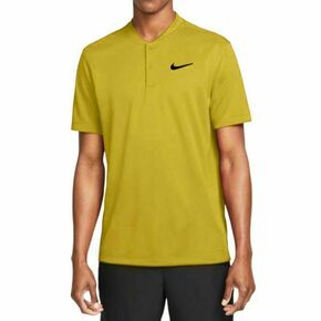 Muški teniski polo Nike Court Dri-Fit Blade Solid Polo - saturn gold/black
