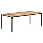 vidaXL Blagovaonski stol 200 x 100 x 76 cm od grubog drva manga